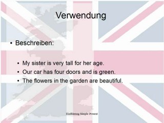 Einfaches Present Tense: Einführung und Erklärungen 📚