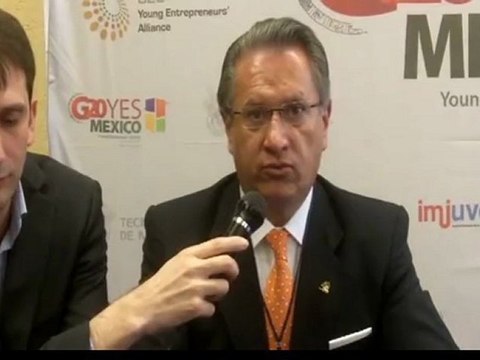 Alberto Espinosa Desigaud President Coparmex interview par Brice Alzon pour le G20 YES Mexico