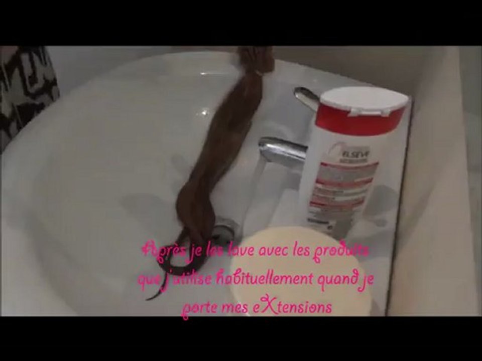 nettoyer ses extensions de cheveux avant de les poser - Nana extensions