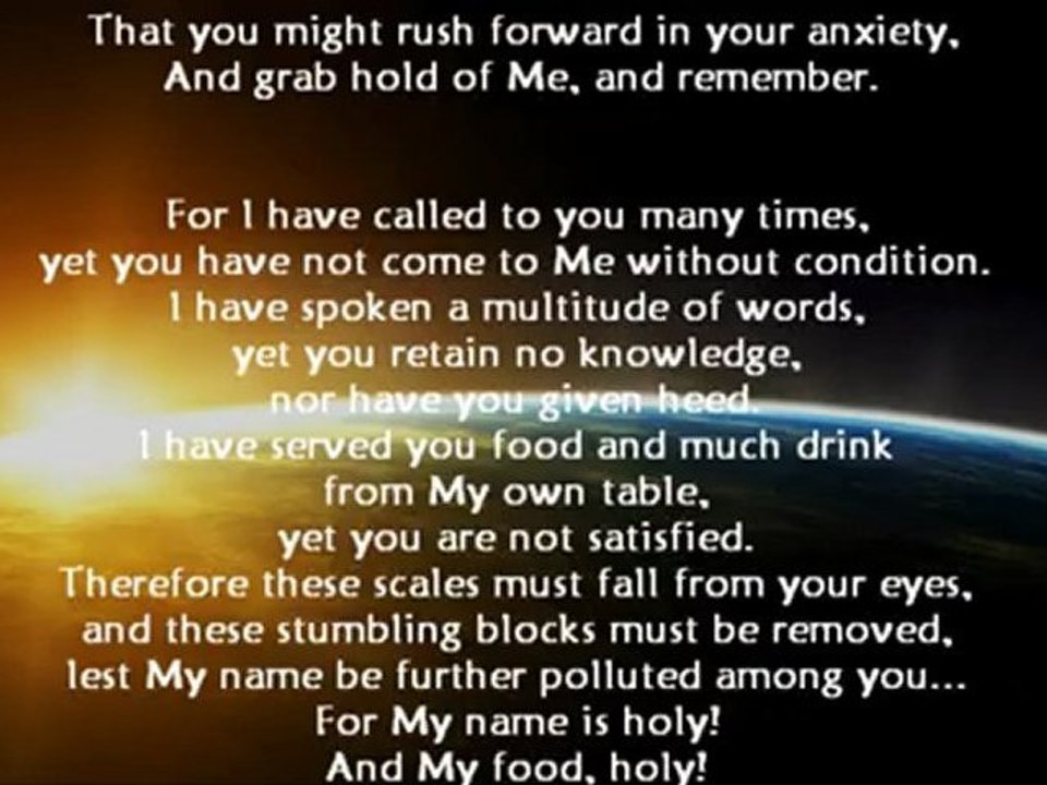 Consider - TrumpetCallofGodOnline.com