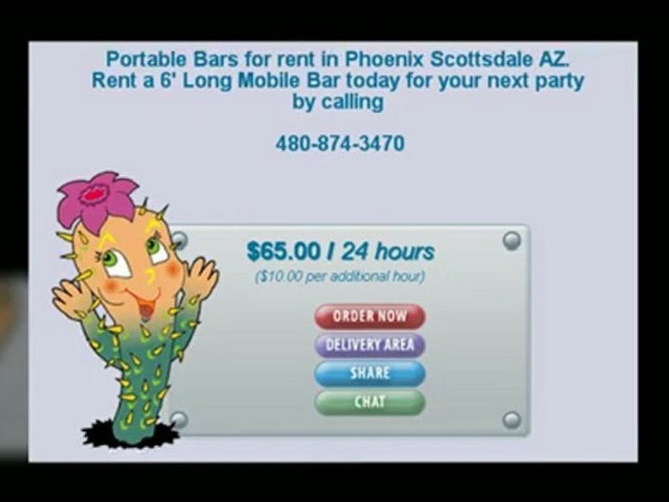 Rent a portable bar, Bar rentals, Phoenix, Scottsdale AZ