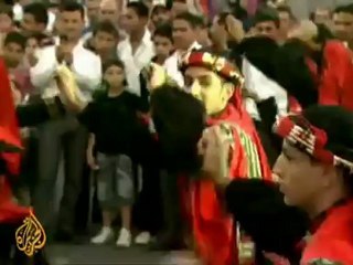 Football joy for Palestinian refugees