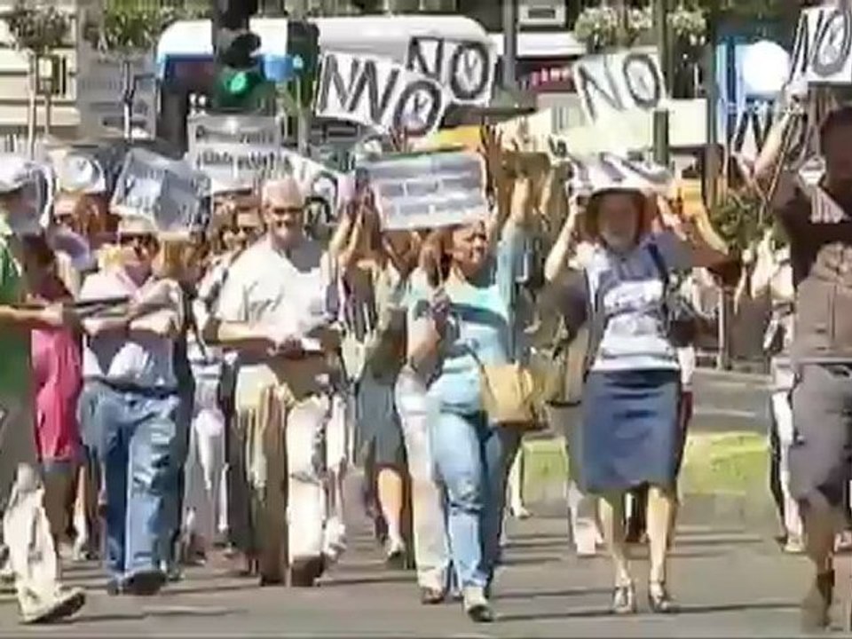 Anti-austerity protest in Madrid