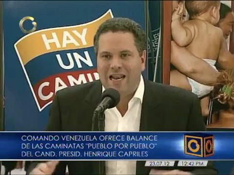 Comando Venezuela: Capriles recorre Venezuela y Chávez es pura pantalla