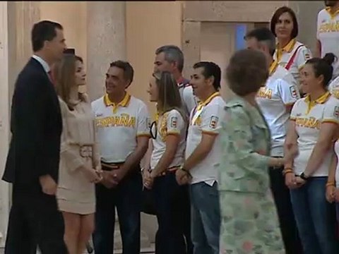 El rey desea al equipo olímpico español que los años de sacrificio culminen con éxito en los Juegos Olímpicos