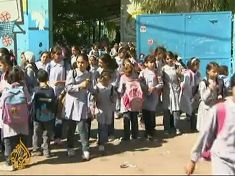 Gazans missing out on school