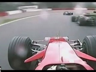 F1 2008 - R13 - Hamilton vs Raikkonen battle for win Spa onboard