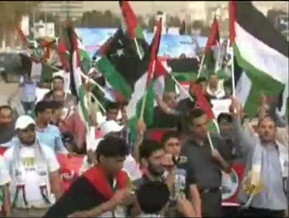 الفلسطينيون في بنغازي يحيون ذكرى النكبة