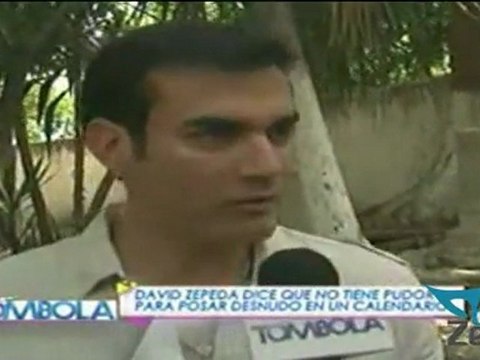 David Zepeda @davidzepeda1 no tiene pudor para posar desnudo en un calendario La Tómbola