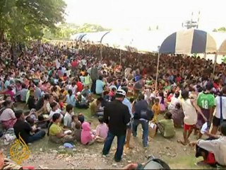 Thousands cross Thai border to flee Myanmar vote violence