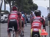 Napoli - Juliana inizia il giro del mondo in bici (23.07.12)