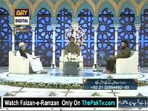 Aalim Aur Aalam With Tasleem Sabri 24th July 2012 - Part 1
