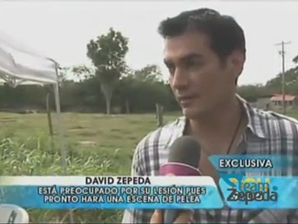 David Zepeda @davidzepeda1 se lesionó en una escena de ADP