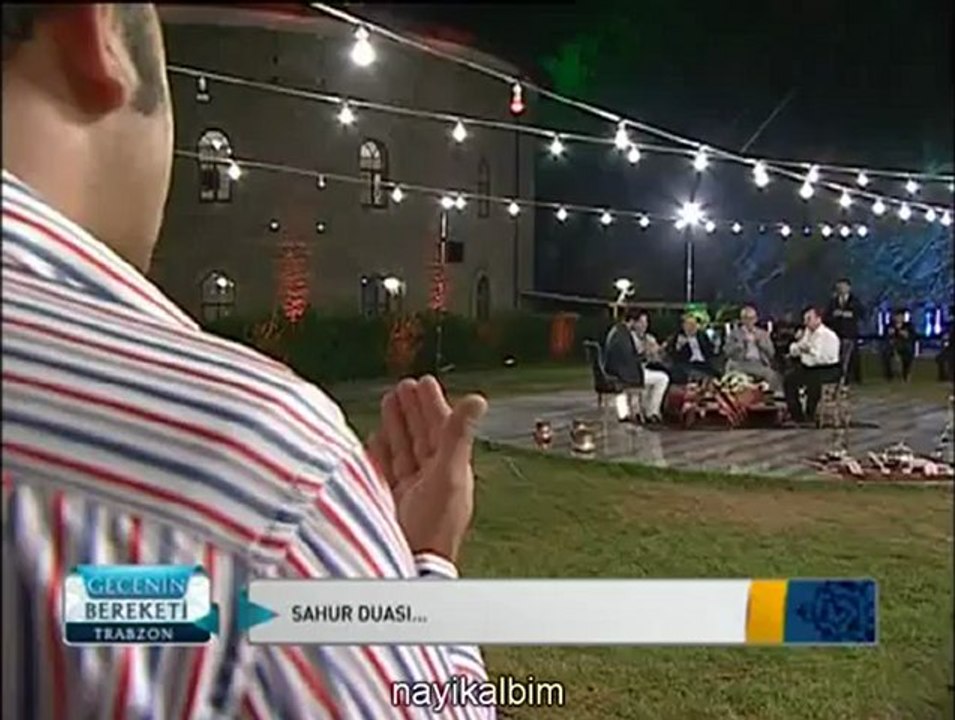 5 Sahur duası TRABZON Gecenin bereketi 2012 STV