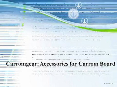 Carromgear: Accessories for Carrom Board