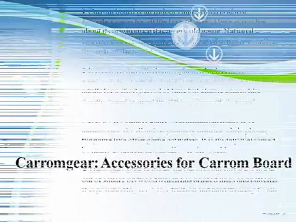 Carromgear: Accessories for Carrom Board