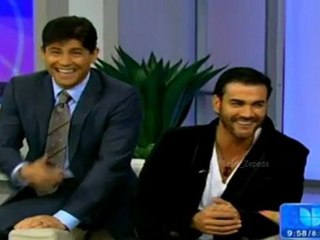 David Zepeda @davidzepeda1 y Gabriel Soto @gabrielsotofans en DespiertaAmerica