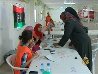 إقبال كثيف بمراكز تسجيل النازحين بالانتخابات الليبية