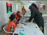 إقبال كثيف بمراكز تسجيل النازحين بالانتخابات الليبية