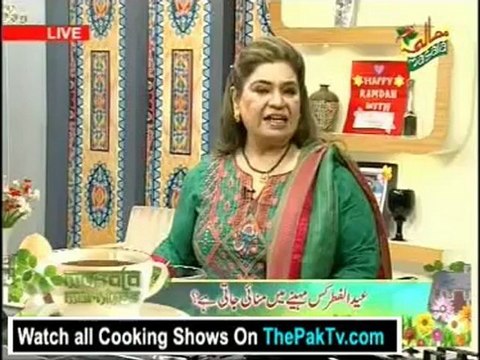 Masala Mornings with Shireen Anwar - 24th July 2012 Part 1