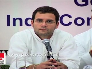 Rahul Gandhi talks about global warming