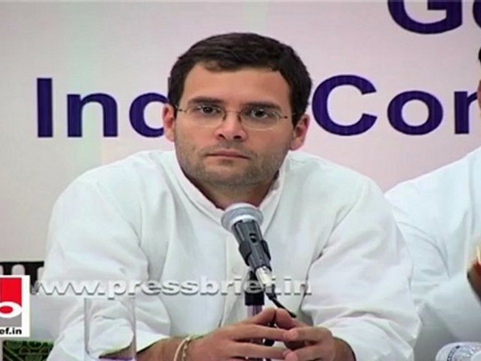 Rahul Gandhi talks about global warming