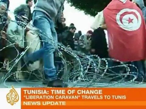 Tunisian 'Caravan of Liberation' reaches Tunis