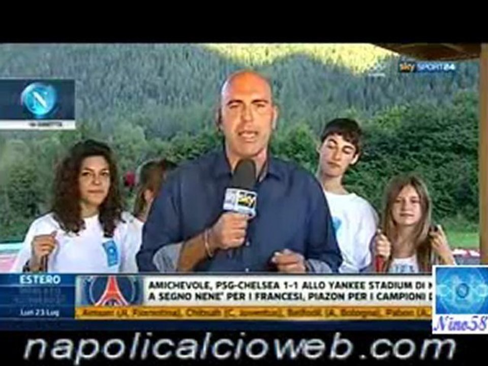 Amichevole Napoli-Grosseto 3-0 - 23-07-12