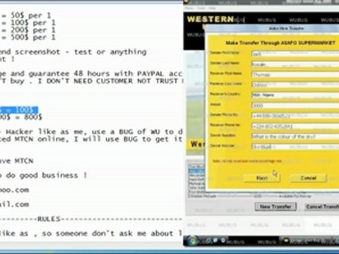 Sell CVV - Dumps Track 1&2 fresh live & cheap price + Paypal - Transfer WU
