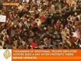 Fresh protests erupt in Egypt