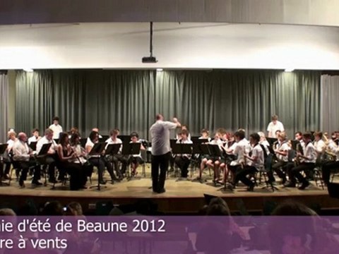 Académie d' été de Beaune 2012 - Orchestre à vents