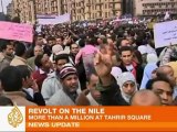 Egyptians vow to oust Mubarak