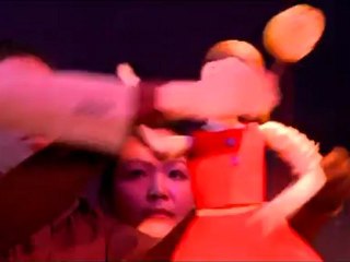 cheung lok kan with mask and puppets avi