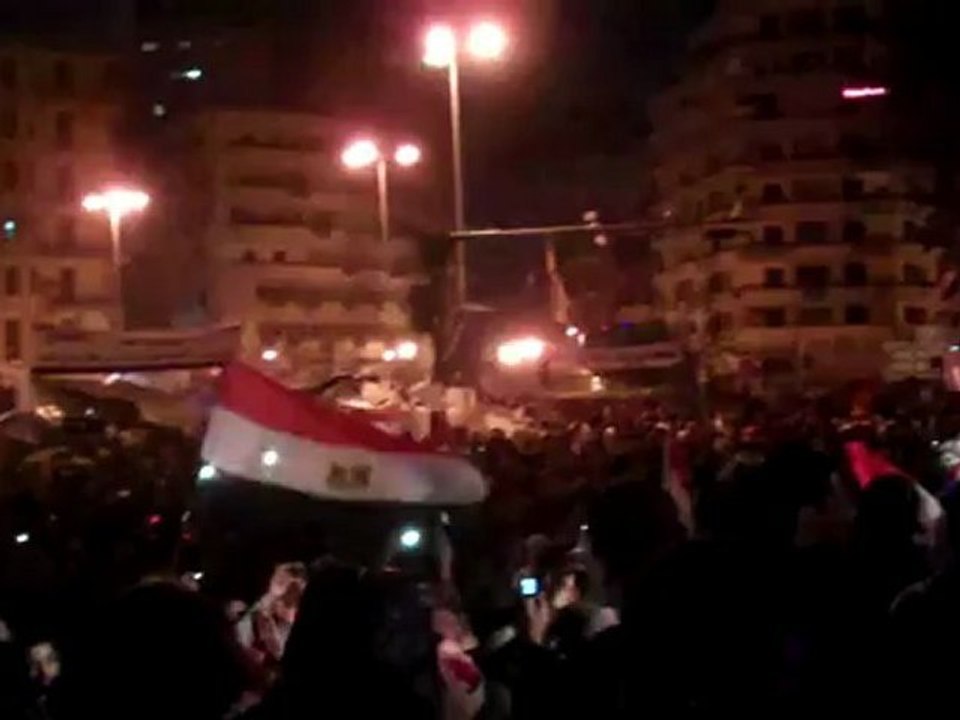 Scenes from Tahrir Square: Rock Concert