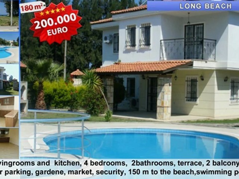 Kusadasi Long Beach For Sale Lux Villa Near The Beach Pool Sea View - Kusadası Long Beach Deniz Manzaralı Havuzlu Denize Yakın Lüks Villa
