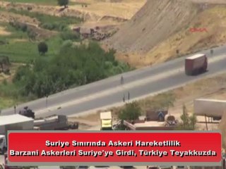 Türkiye Suriye Sınırında Asker Sevkiyatı