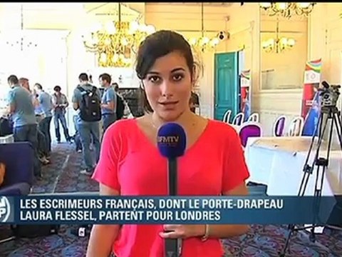 Les nageurs et les escrimeurs français quittent Paris pour Londres