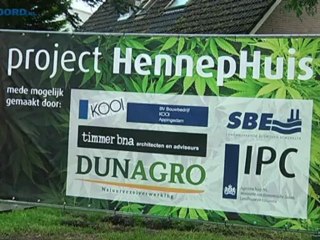 Primeur: huis gebouwd van hennep - RTV Noord