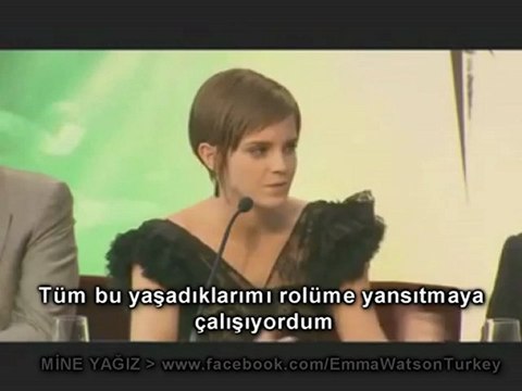 Emma Watson - Ölüm Yadigarları(2) Basın Toplantısı _Helena ile çalışmak_