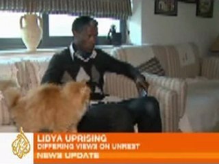 Conflicting versions of events in Libya