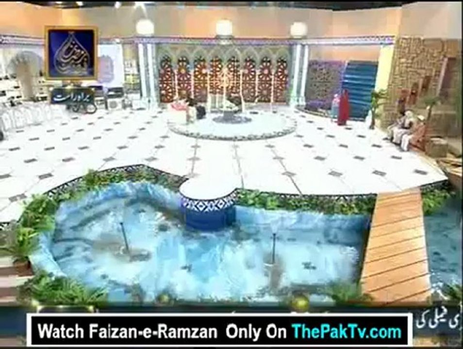 Faizan-e-Ramzan By Ary Digital - 24th July 2012 (Iftar) Part 3