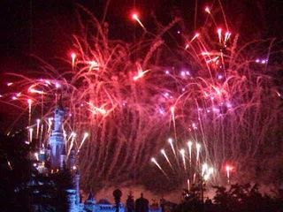Feu d'artifice Disney