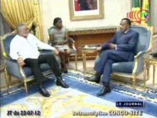 Denis Sassou N’Guesso reçoit l’ex-président du Ghana