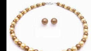 Fashionjewelryforeveryone.com - Inexpensive Faux Pearl Bridal Necklace Set