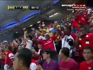 Malaysia Selection XI 1 vs 2 Arsenal All Goals www.Goal.om.cm