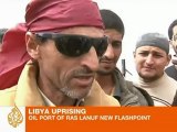 Libya rebels control oil port