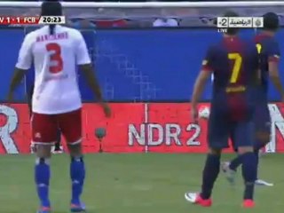 Hamburger SV 1- 1 FC Barcelona Goal Tolgay Ali Arslan