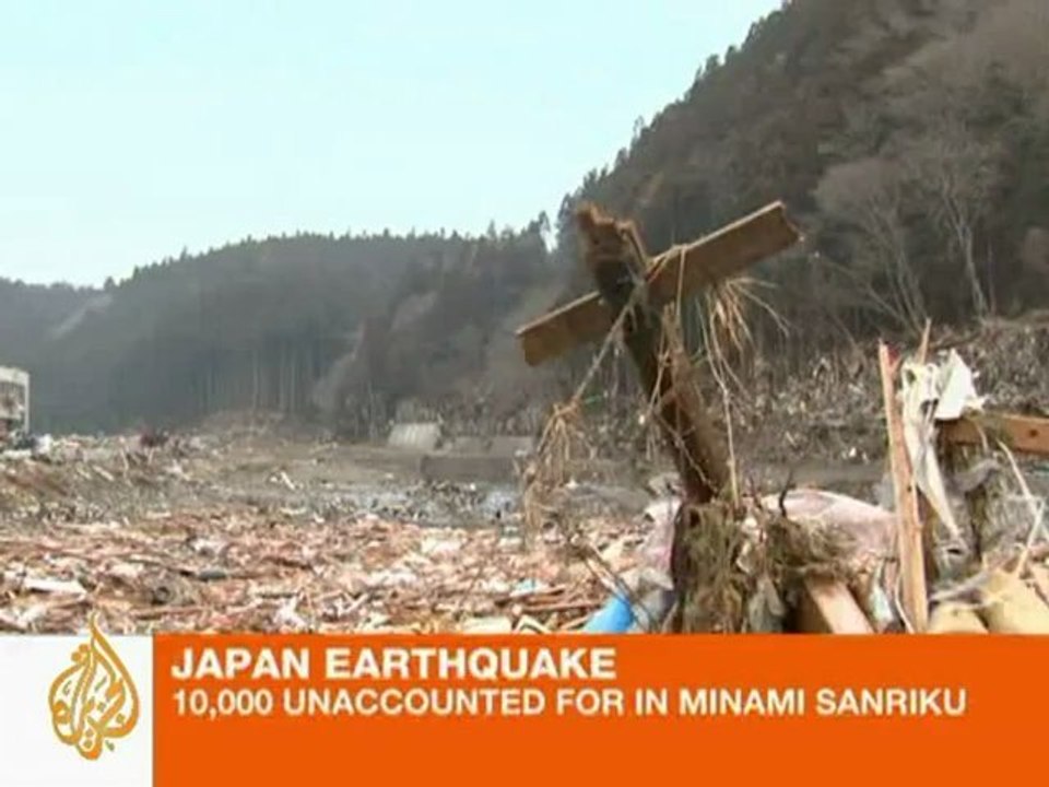 Thousands missing in Japanese city