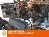 Gaddafi forces advance in Eastern Libya