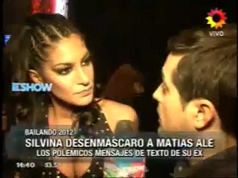 Silvina Desenmascaró a Matias Alé